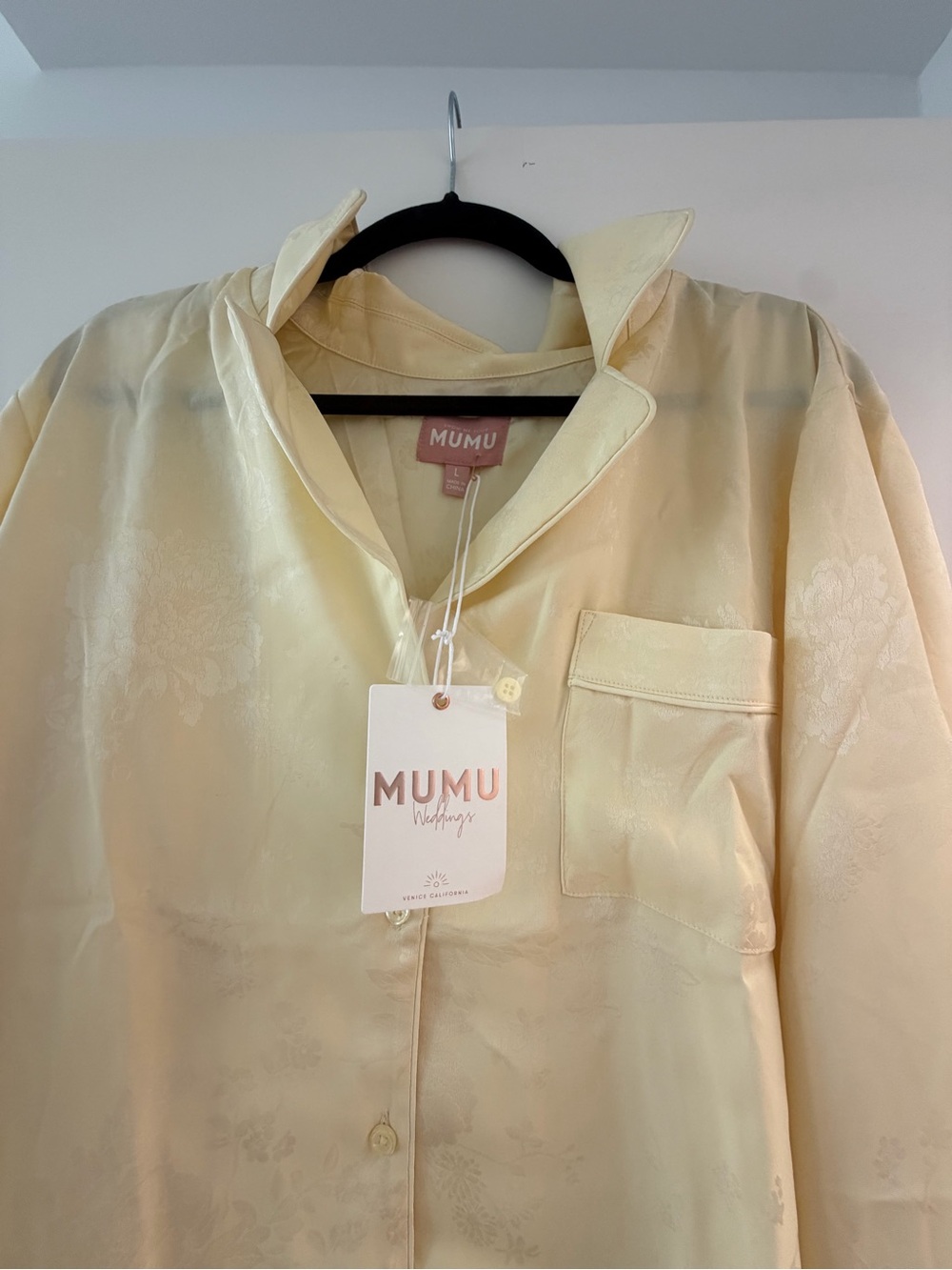 NWT Silky Pajama Top